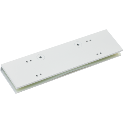 Пластина монтажная для цельностеклянных дверей к TS92, белый