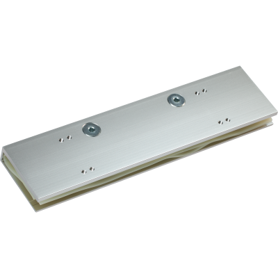 Пластина монтажная для цельностеклянных дверей к TS92, нерж. сталь